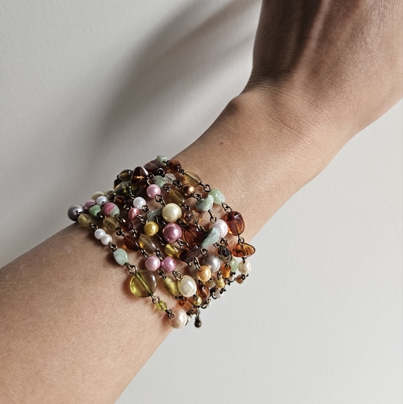 Loft Multi-Colored Beaded Bracelet - Picture 4 of 9